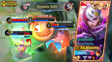 TOP GLOBAL BENEDETTA | BENEDETTA OFFLANE ROTATION | BENEDETTA GAMEPLAY MOBILE LEGENDS