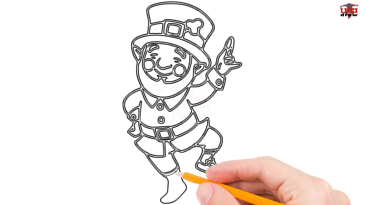 How to Draw a Leprechaun Step by Step Easy for Beginners/Kids – Simple