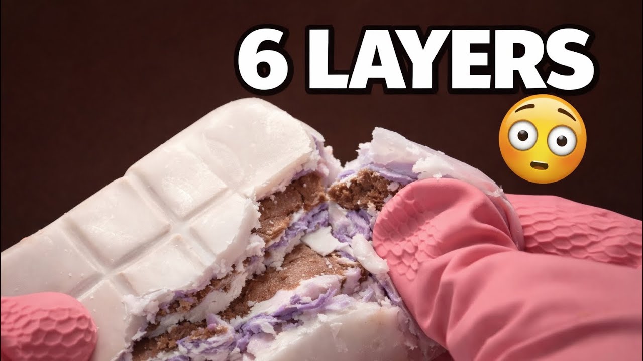 	•	EXTREMELY SATISFYING Chocolate Wax Crushing ASMR