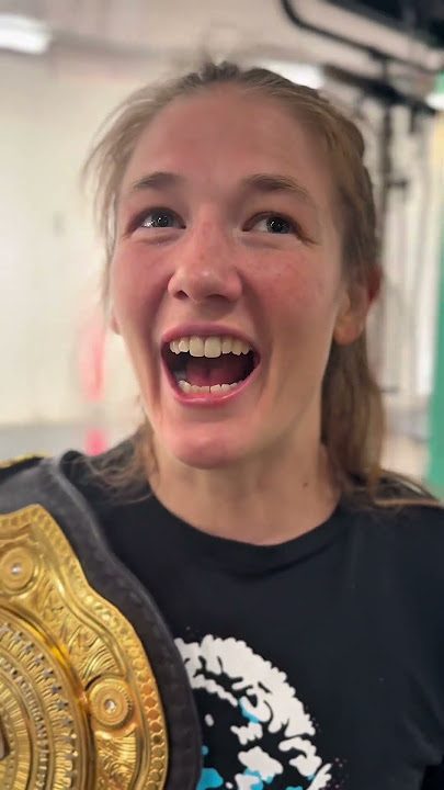 Sara Hildebrandt after great performance on Real American Freestyle.