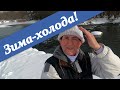 DJI Mini 2 и русская зима-морозная, снежная! Река подо льдом и сказочный зимний лес с высоты полета
