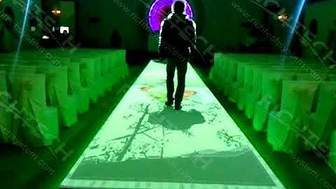 Richtech Projection Wall & Floor - Wedding Project