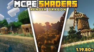 Top 5 Best Shaders For Mcpe (1.19 +) Render Dragon Shaders Minecraft Pocket Edition Criptbow Gaming