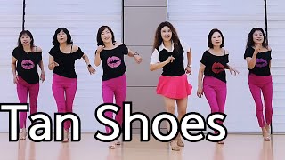 Tan Shoes Line Dance|초중급라인댄스|Improver