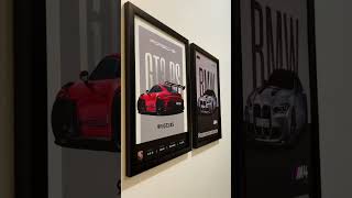 Best Car Frames for Room | Amazon Finds | Room Makeover for Hostel | Room Poster Ideas | Car Posters