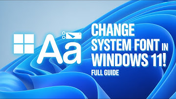 How to Change Default System Font in Windows 11 (Full Step-by-Step Guide)
