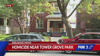 Homicide near Tower Grove Park