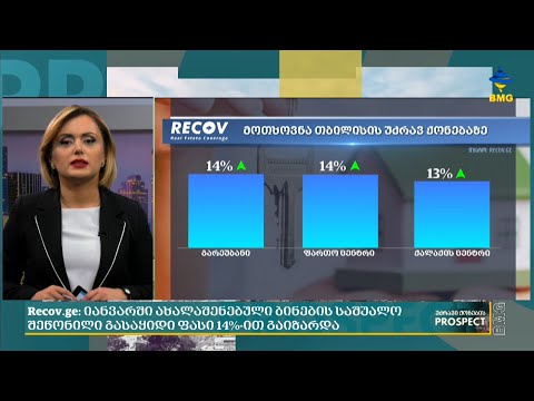 უძრავი ქონების კვირის მიმოხილვა - #უძრავიქონებისპროსპექტი