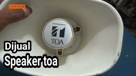 speaker toa kecil
