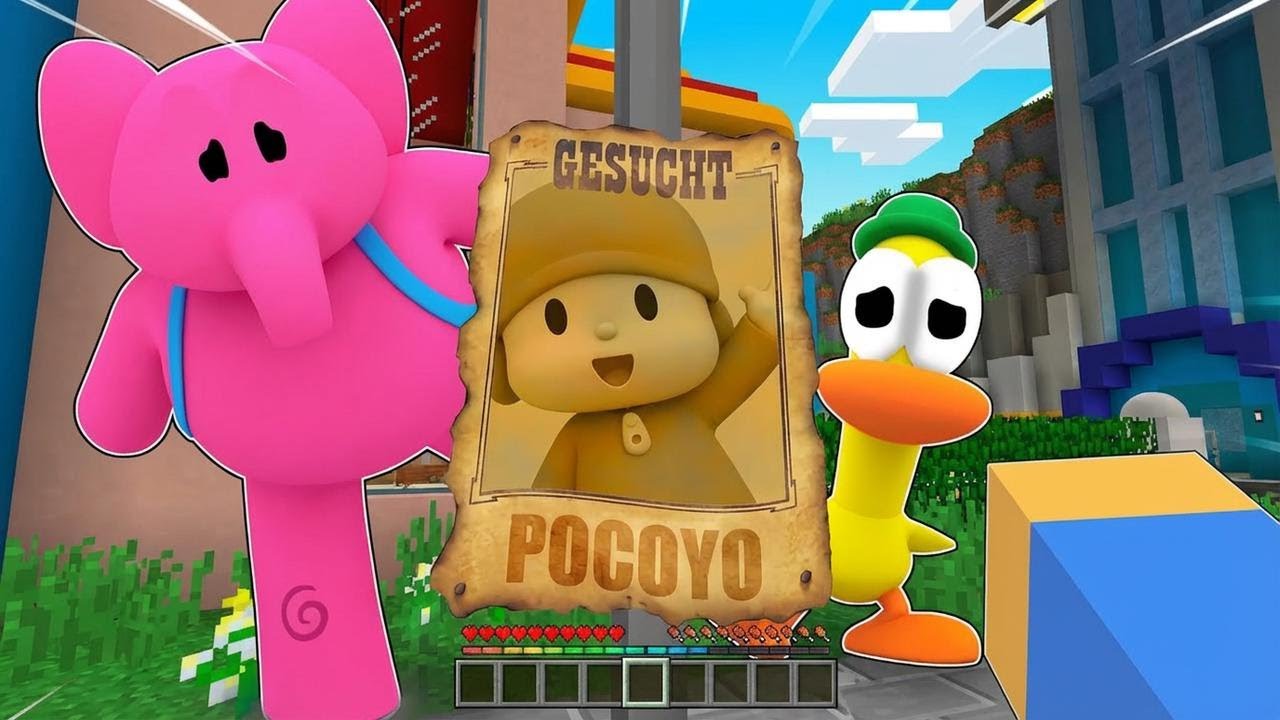Pocoyó ist verschwunden: Wir suchen ihn in Minecraft! 😱