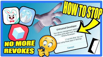 HOW TO STOP APPS FROM BEING REVOKED!! NEVER SEE UNTURSTED DEVELOPER AGAIN!!WORKING2017