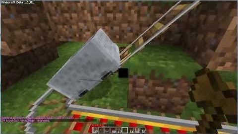 Minecraft 1.5 - Rail Road Booster Tutorial