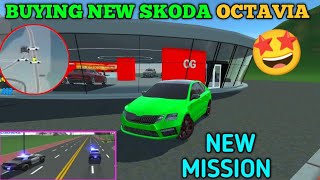 CAR SIMULATOR 2 NEW SKODA OCTAVIA 🤩🔥 NEW MISSION 😱 || Car Simulator 2 new update || HARSH IN GAME screenshot 1