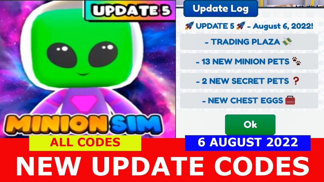 Minion Simulator Codes (August 2023) - Roblox