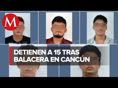 Detienen a 15 presuntos secuestradores en Cancún y liberan a una víctima