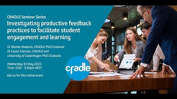 CRADLE Seminar Series 2023 #5: Investigating productive feedback practices