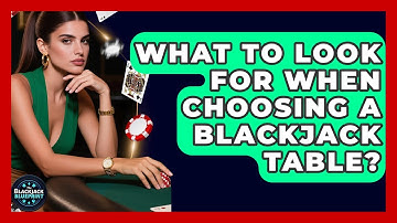 What To Look For When Choosing A Blackjack Table? - The Blackjack Blueprint