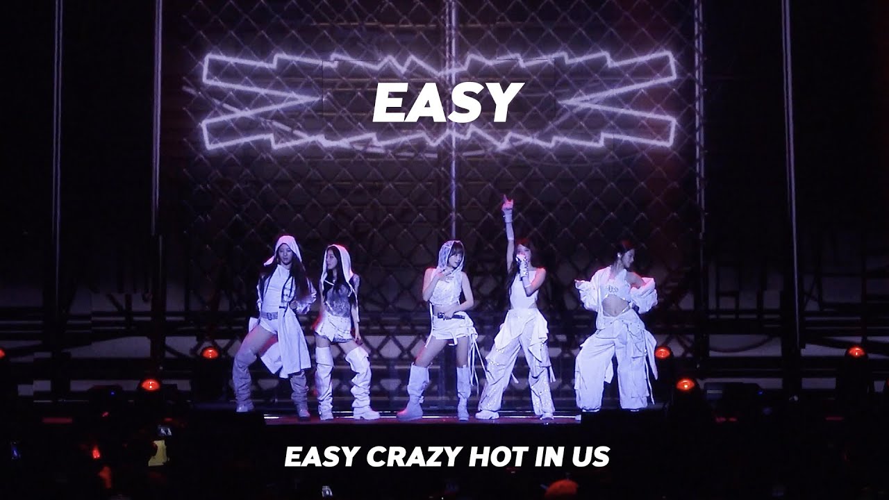 'EASY' Stage Cam @ 2025 LE SSERAFIM TOUR 'EASY CRAZY HOT' IN US
