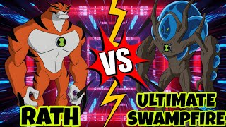 Rath Vs Ultimate Swampfire Ben 10 Xenodrome Ben 10 Ultimate Alien Rath Transformation