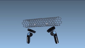 Welding two carbon nanotubes in virtual reality with SAMSON