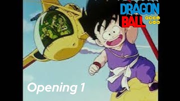 Dragon Ball Opening 1 (Makafushigi Adventure) 4K | Creditless | CC