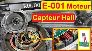 Erreur Moteur E-001 E-1 trottinette électrique - réparation détaillée, capteur hall (Kugoo M4 pro)