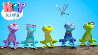 Five Little Speckled Frogs song + more counting nursery rhymes  HeyKids