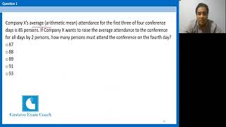 GMAT Quant - Statistics Sample Question - Q01