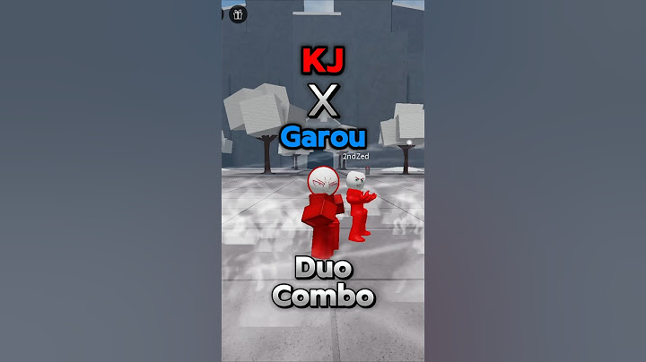 KJ X Garou Combo || The Strongest Battleground #thestrongestbattlegrounds #roblox #pvp