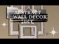 DIY Glam Dollar Tree Abstract Wall Decor