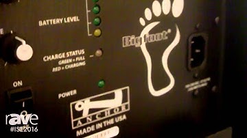 ISE 2016: Anchor Audio Releases Bigfoot Portable PA System