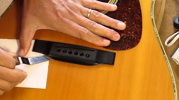 Martin D-45 Removing Bridge