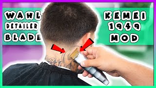 🧰 Kemei 1949 Trimmer Mod | WAHL Detailer Blade Mod ✅