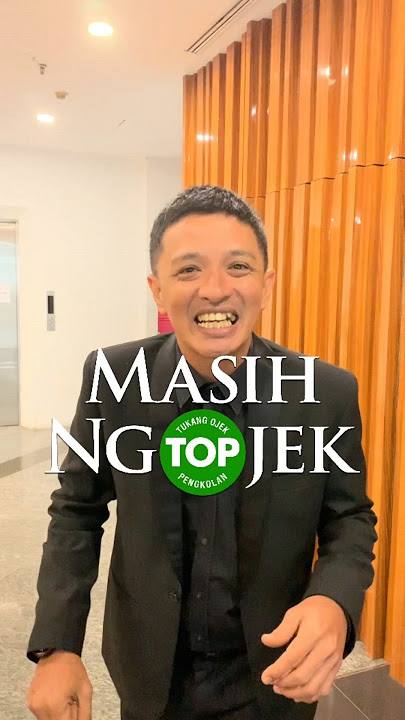 TUKANG OJEK PARTY DULU - TOP MASIH NGOJEK