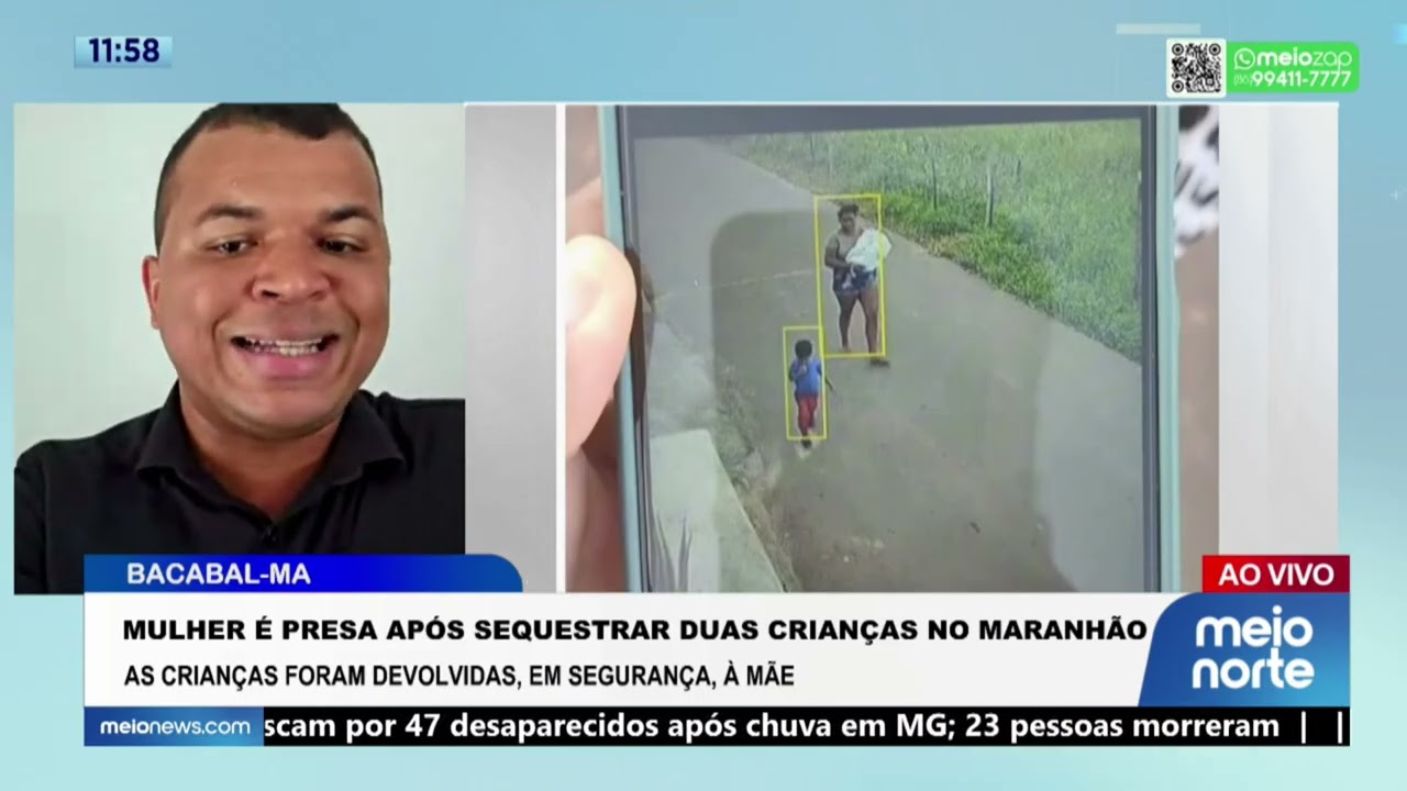 Crianças desaparecidas: mulher é presa após sequestrar duas crianças no Maranhão; veja! | Ronda