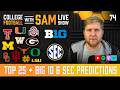 Post-Spring Top 25 | Big Ten & SEC Predictions | Bold Predictions | Clemson's Fall Off