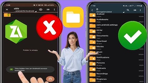 Obb/data folder access restriction - fix this folder has android access restriction Zarchiver 2025