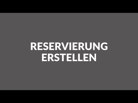 HelpCenter | Reservierung erstellen