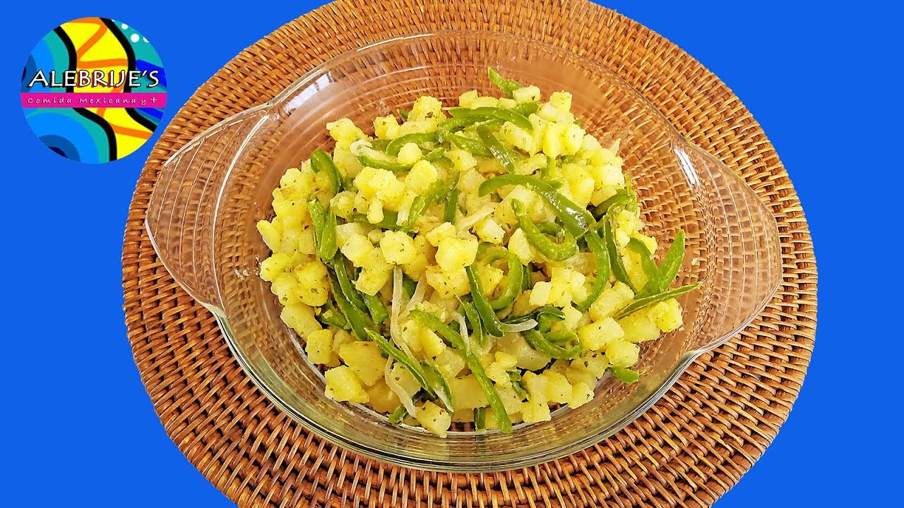 Papas Raja's 💚 PAPAS CON RAJAS, receta fácil, #comidamexicana, #mexicanfood,#papas ...