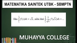 Prediksi Matematika Saintek Utbk 2022 Integral