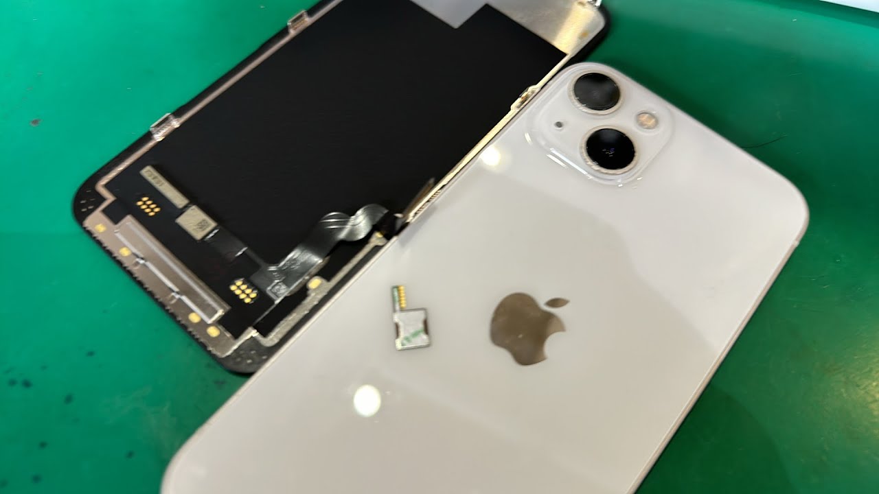 iPhone 13 ディスプレイに関する重要なメッセージ削除修理 - YouTube