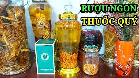Cách ngâm RƯỢU ĐÔNG TRÙNG HẠ THẢO sử dụng hay làm quà biếu tuyệt vời nhất Tết này.