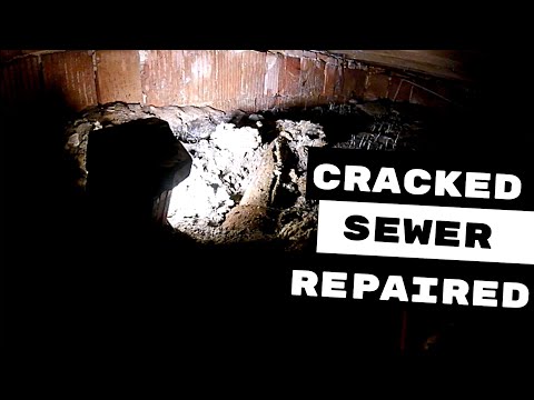 plumbing-cast-iron-main-sewer-drain-repaired-in-crawl-space
