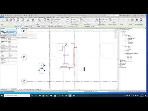 KHÓA HỌC REVIT MEP CƠ BẢN → Bài 7 8 Vẽ thang máng cáp – Digi