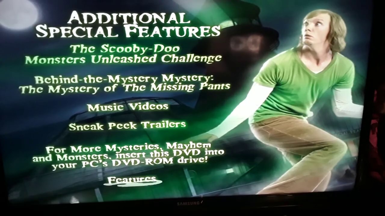 scooby doo 2 monsters unleashed dvd menu