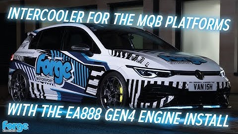 VW MK8 GOLF R Intercooler Install | EA888 GEN 4 - FMINT24