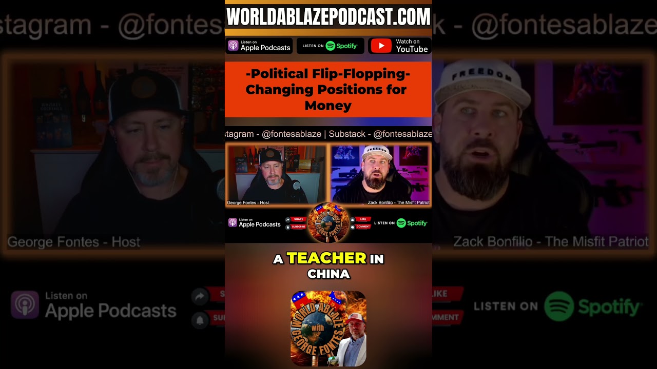 Political Flip Flopping - Changing Position For Money