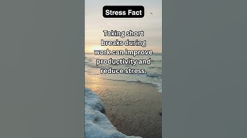 Taking short breaks during work can improve productivity and reduce stress #facts