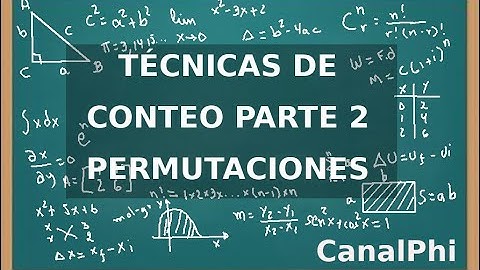 Técnicas de Conteo. Parte 2. Permutaciones