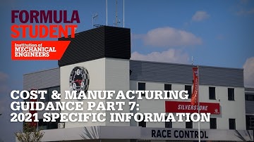 Cost & Manufacturing Guidance #7 - 2021 Specific Information